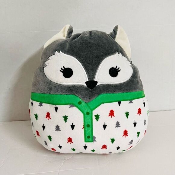 Squishmallows Floxie The Fox In Pajamas   8”   EUC - Picture 1 of 4